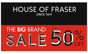 "Распродажа больших брендов" от House of Fraser